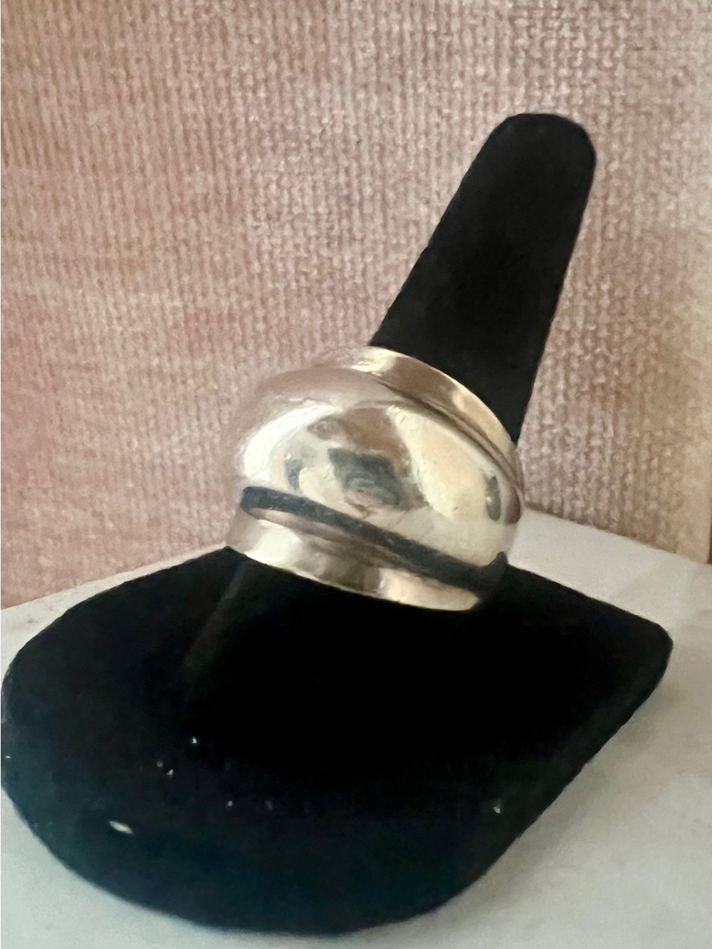 Sterling Silver Vintage Dome Ring